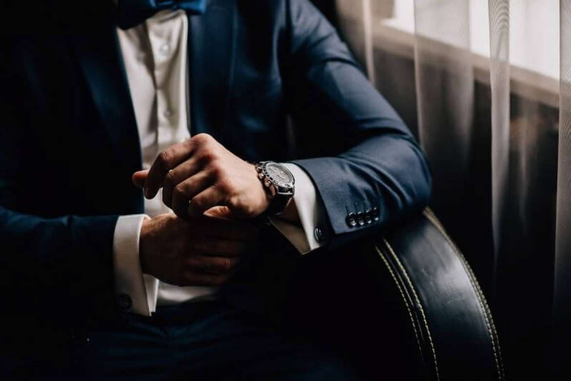 Custom dress shirts displayed for tailored menswear.