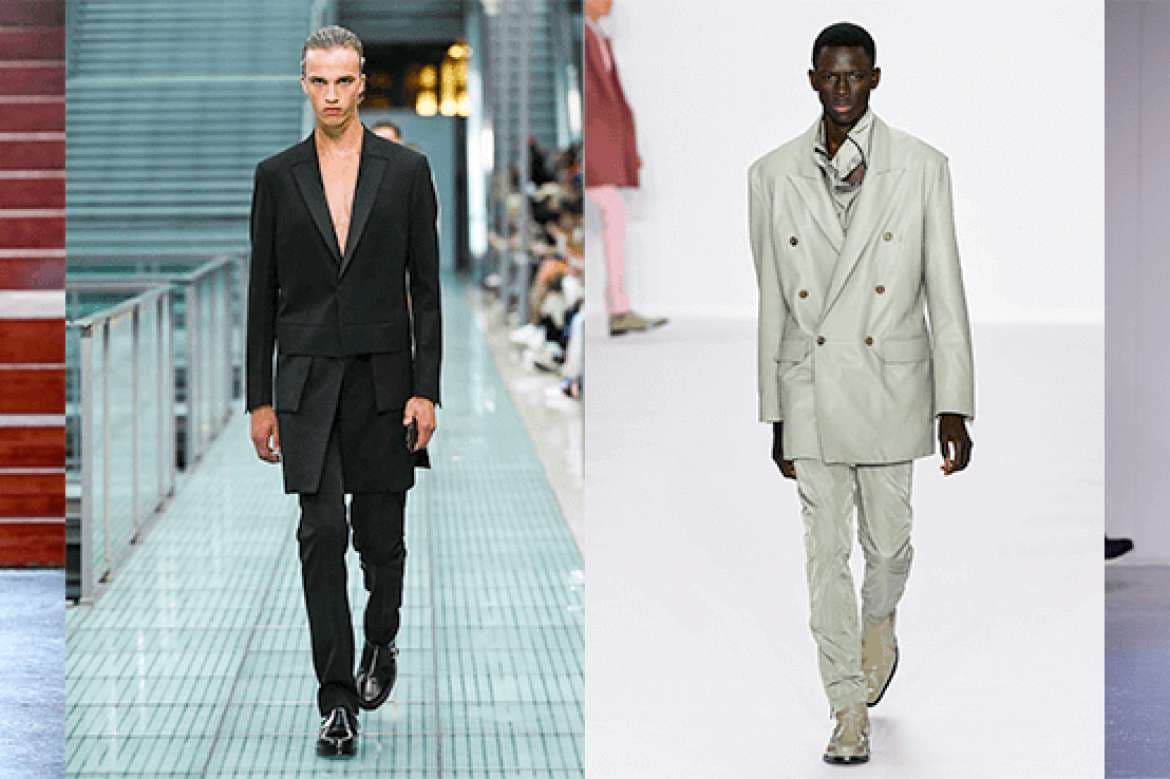 Men’s fashion look styled for seasonal trends.