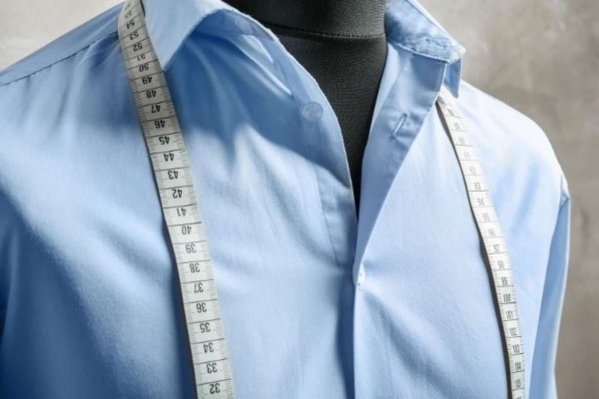 Classic dress shirts arranged for a menswear wardrobe.