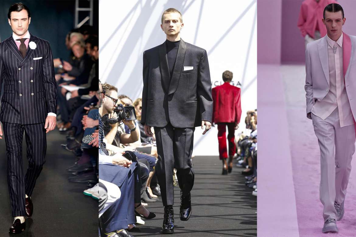 Spring summer tailored menswear look.